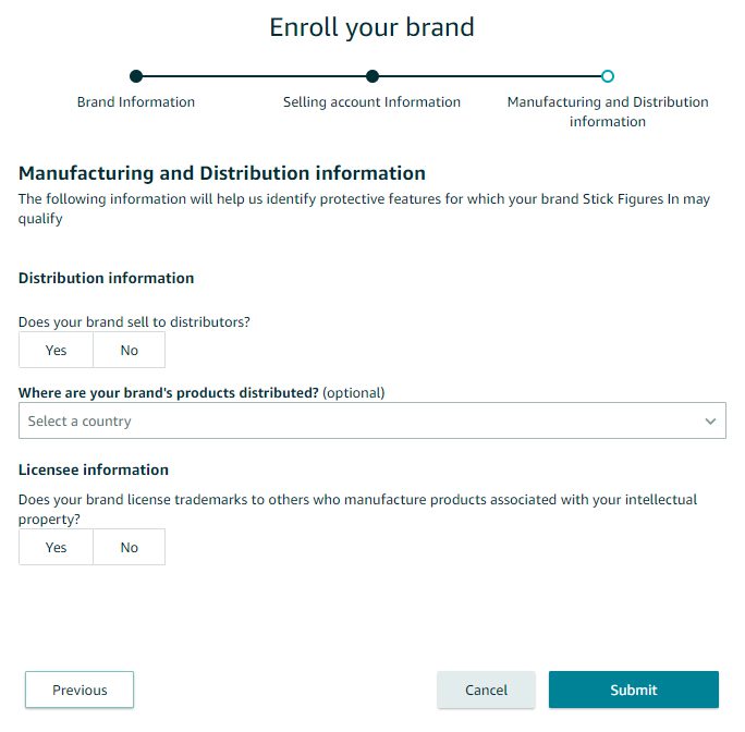 Enroll Your Brand Manufuring